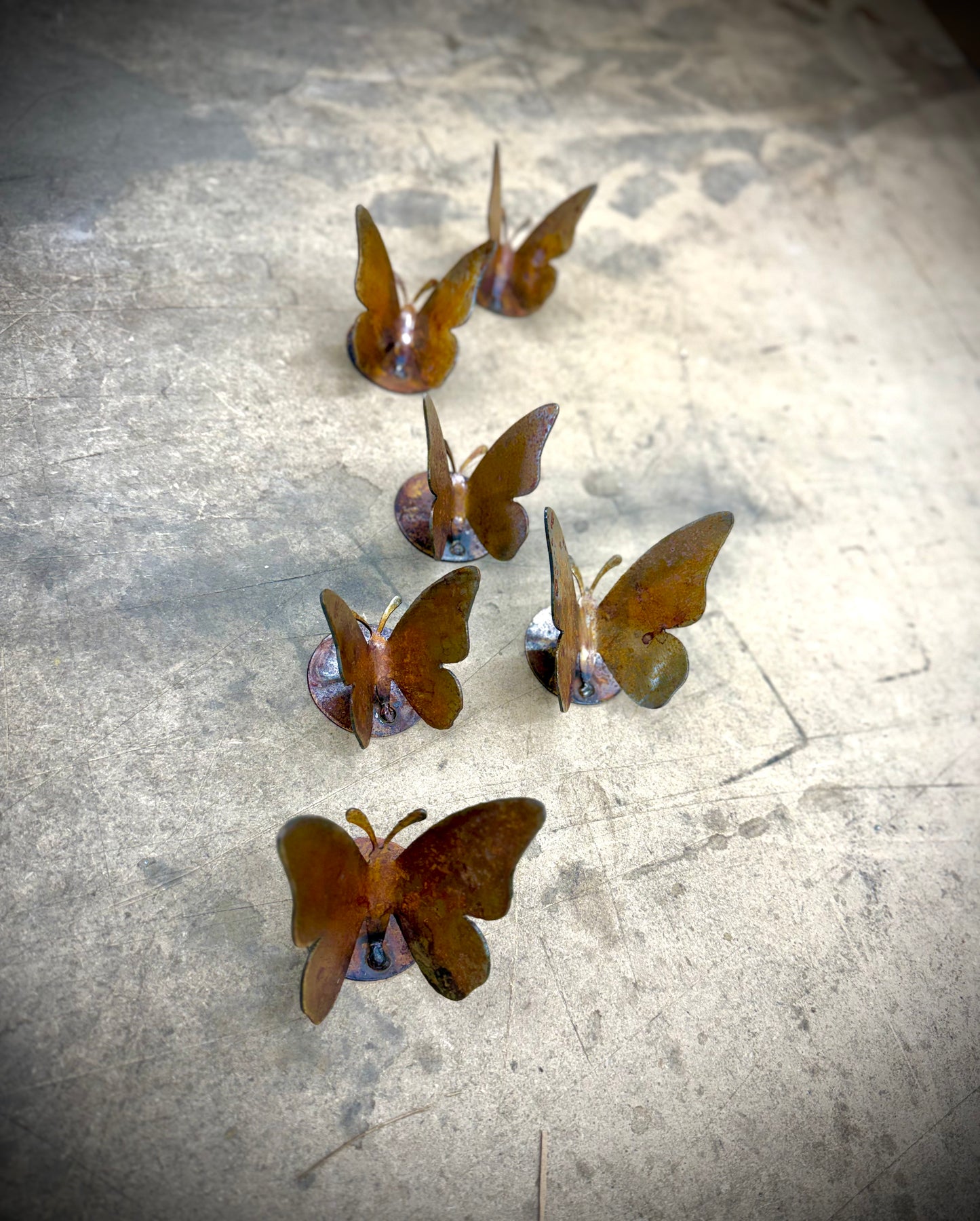 3-Pack Metal Butterflies - Mantel
