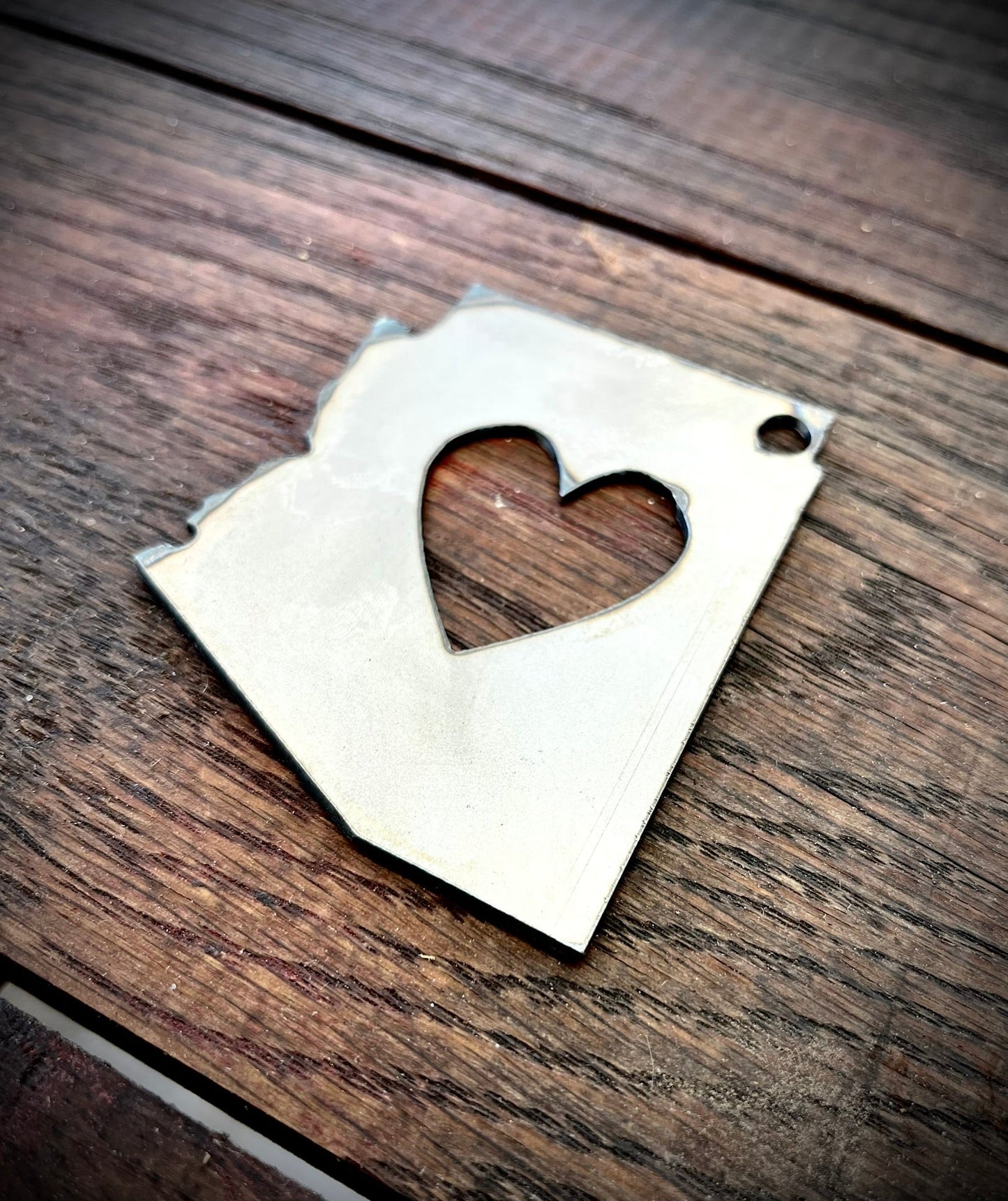 Arizona State Heart Ornament - Steel - arizona ornament - arizona state - Northern Forge, LLC