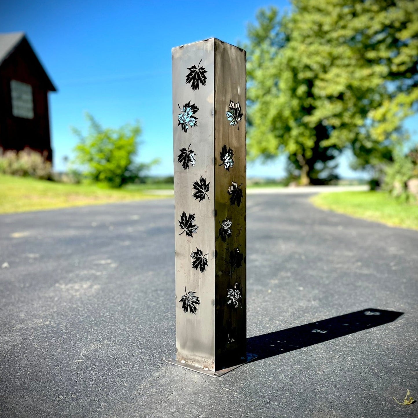 Autumn Glow Luminary Collection - Solar Pillars - autumn solar lights - fall - Northern Forge, LLC