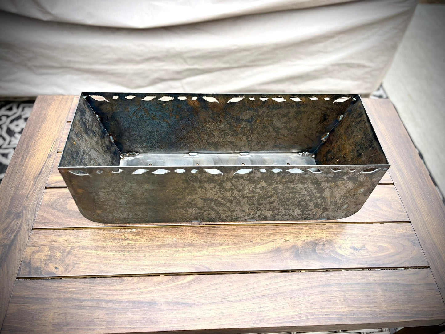Corten Steel Window Box Planter - Multiple Sizes - corten planter - corten pond - Northern Forge, LLC