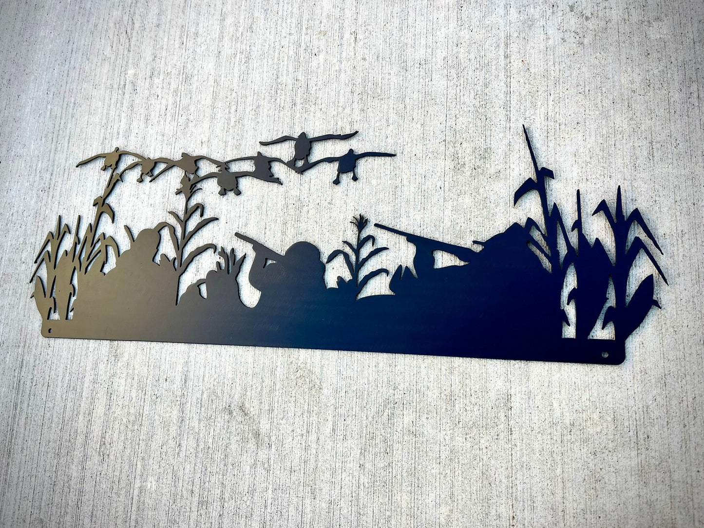 Goose Hunting - Field Layout Blinds | Wall Art - duck decals - geese migrating art - Northern Forge, LLC
