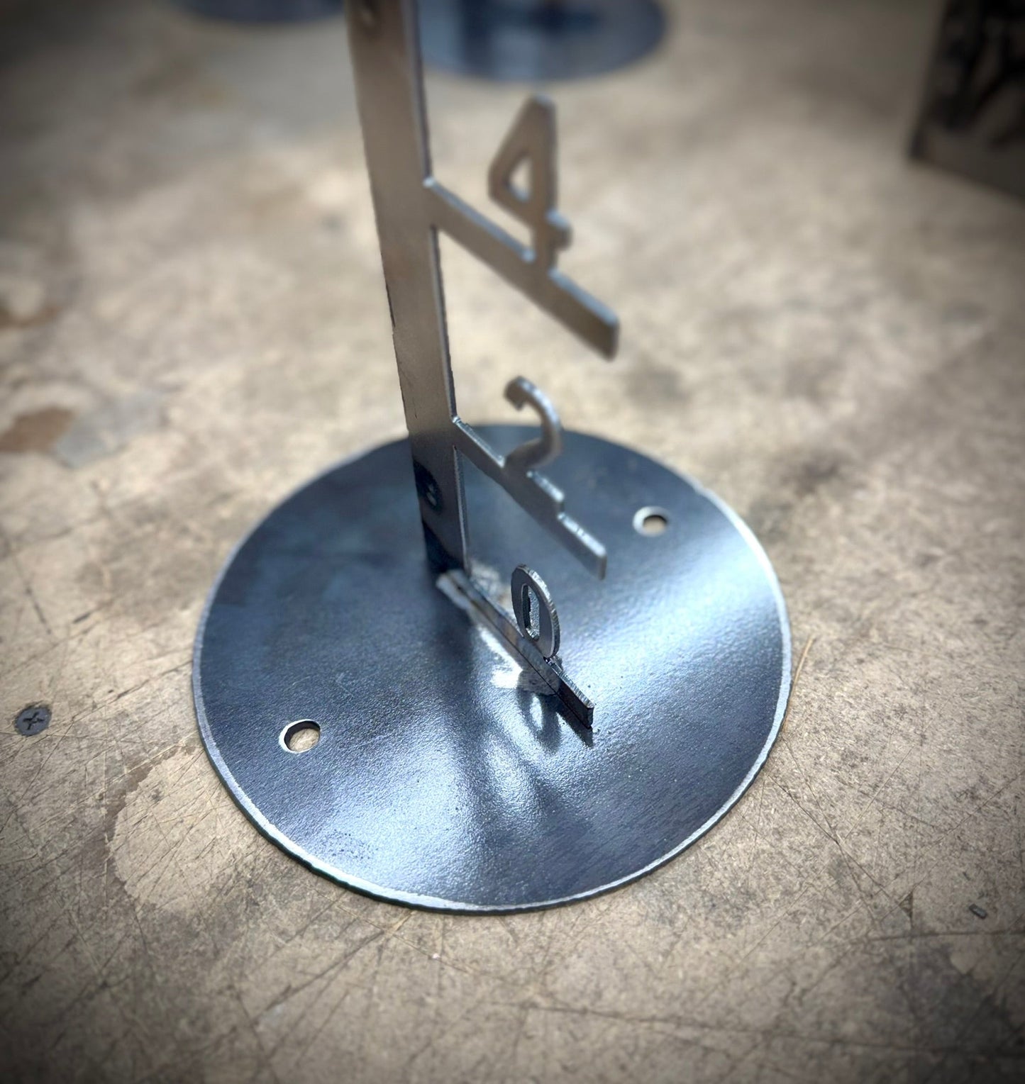 Large Metal Free Standing Patio Snow Gauge - Multiple Sizes - 36 - inch Snow Gauge - free standing snow gauge - Northern Forge, LLC