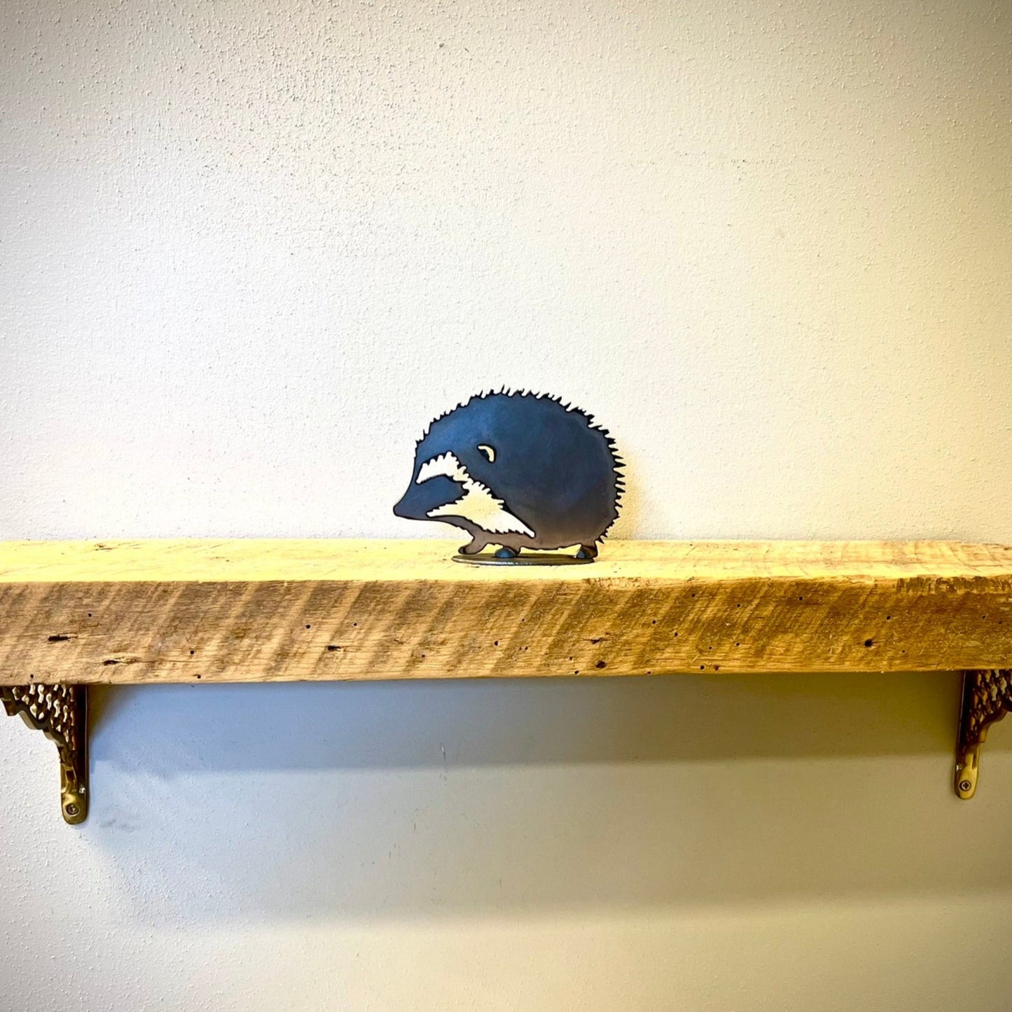Metal Hedgehog - Mantel - hedgehog gift - home - Northern Forge, LLC