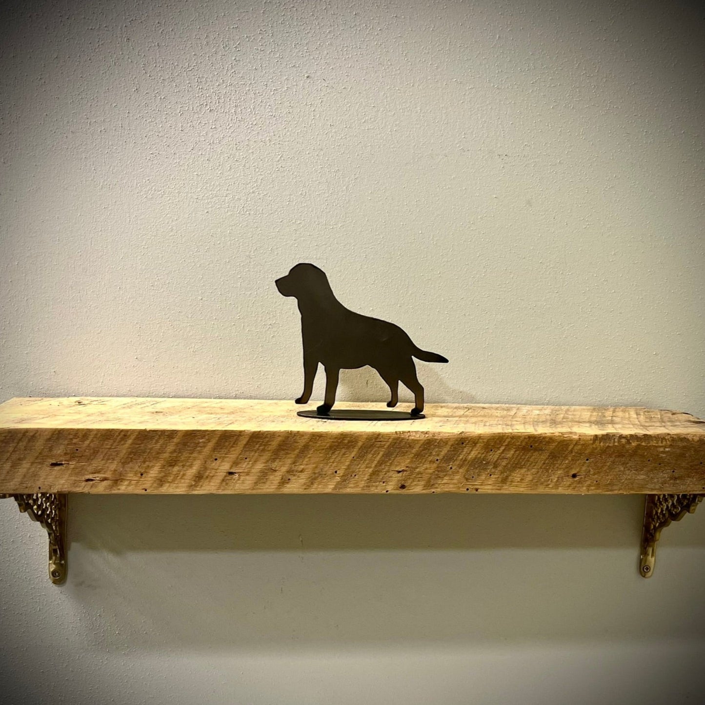 Metal Labrador Dog - Mantel - cabin decor - dog gift - Northern Forge, LLC