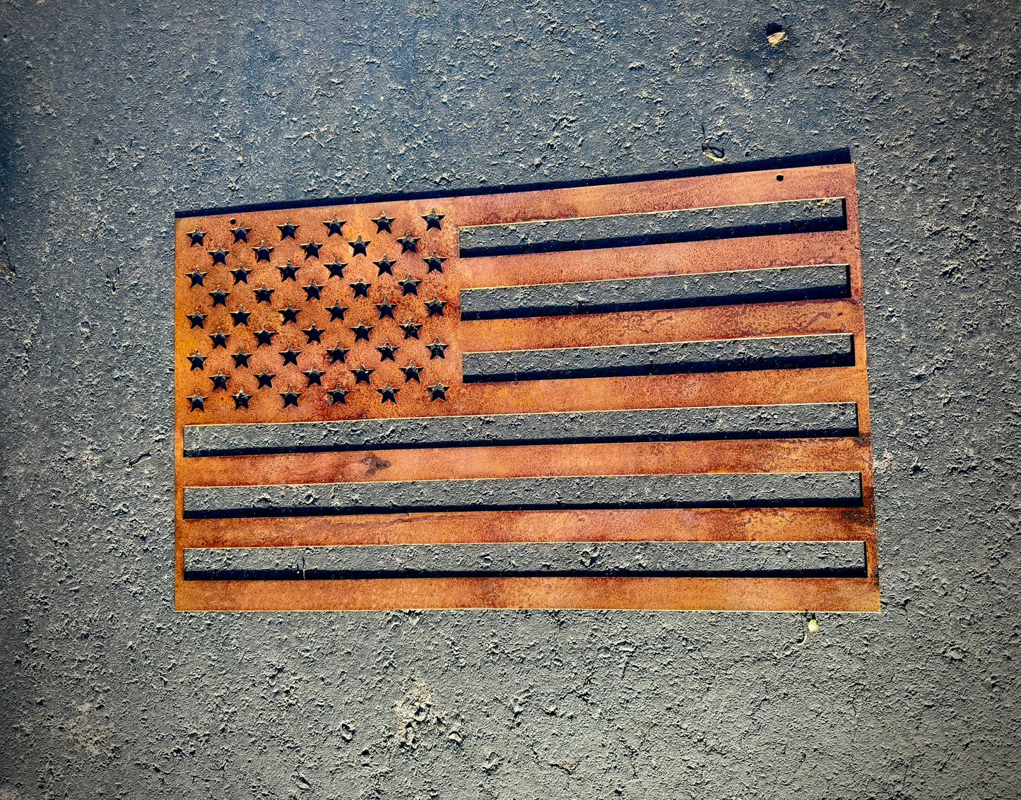 Rusty American Flag - distressed flag - flag - Northern Forge, LLC