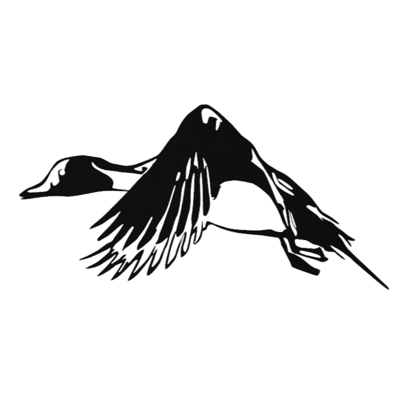 Steel Flying Pintail Duck | Wall Art - duck decals - hunt - Northern Forge, LLC