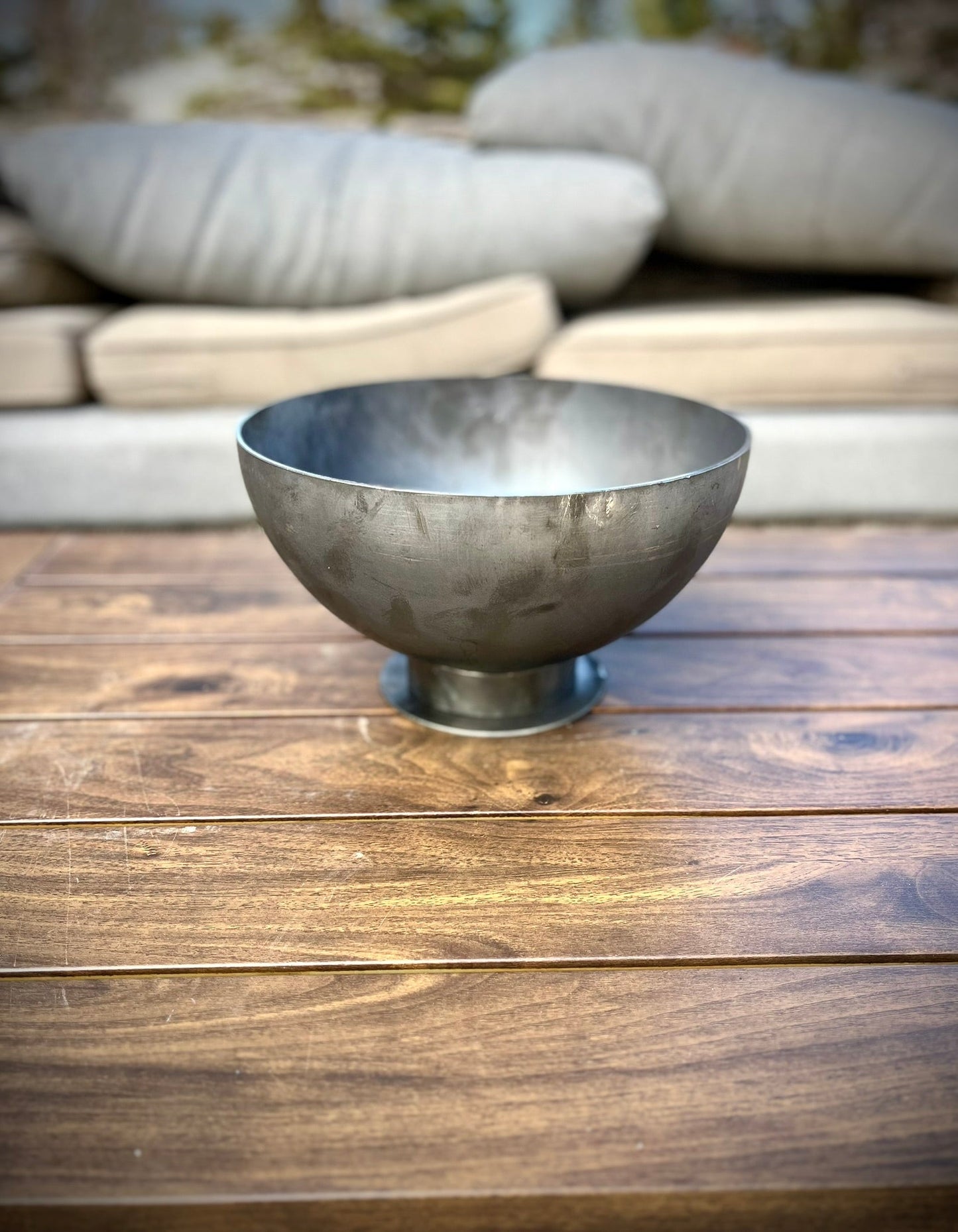 Steel Herb Planter Bowls - Multiple Sizes - corten planter - corten pond - Northern Forge, LLC