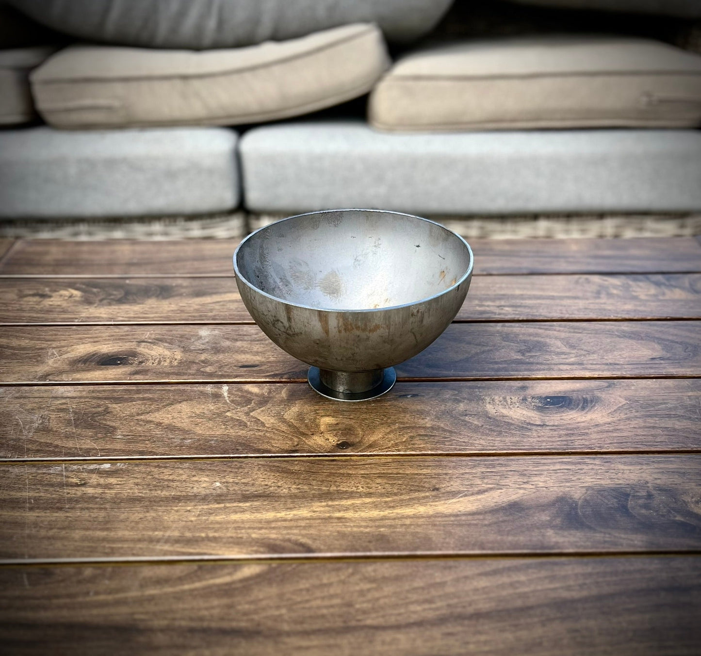Steel Herb Planter Bowls - Multiple Sizes - corten planter - corten pond - Northern Forge, LLC