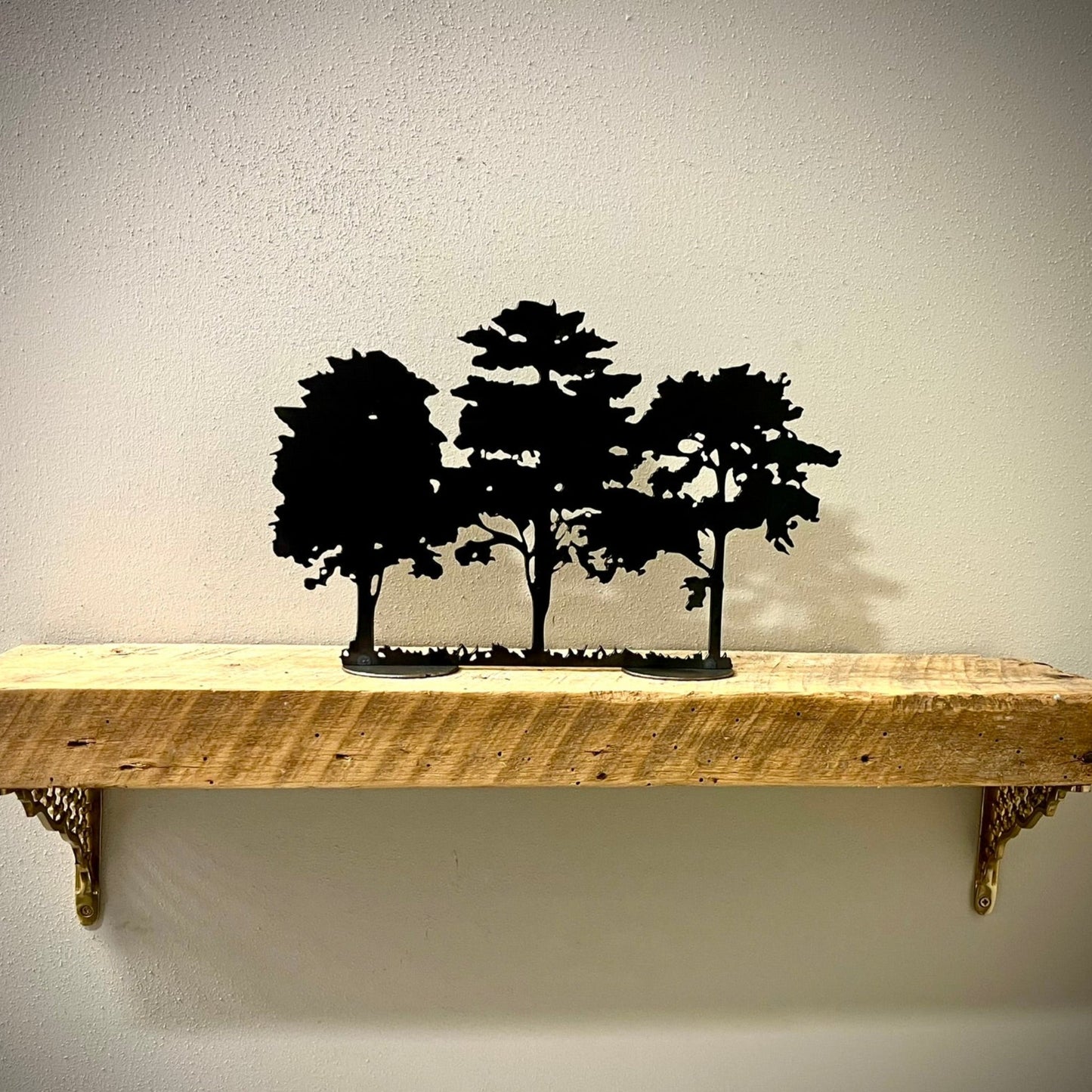 Steel Maple Tree Trio - Mantel - fall - fall art - Northern Forge, LLC