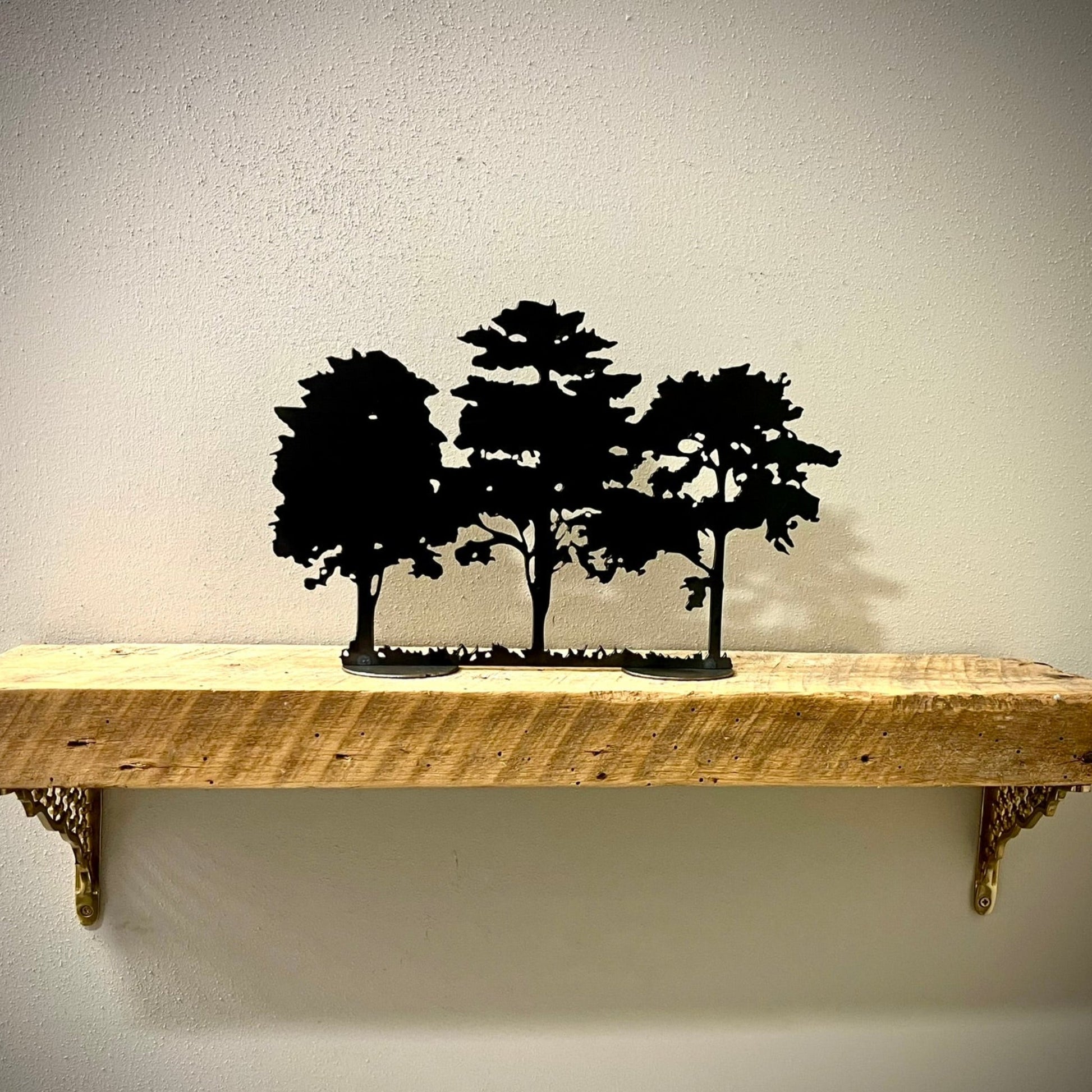 Steel Maple Tree Trio - Mantel - fall - fall art - Northern Forge, LLC
