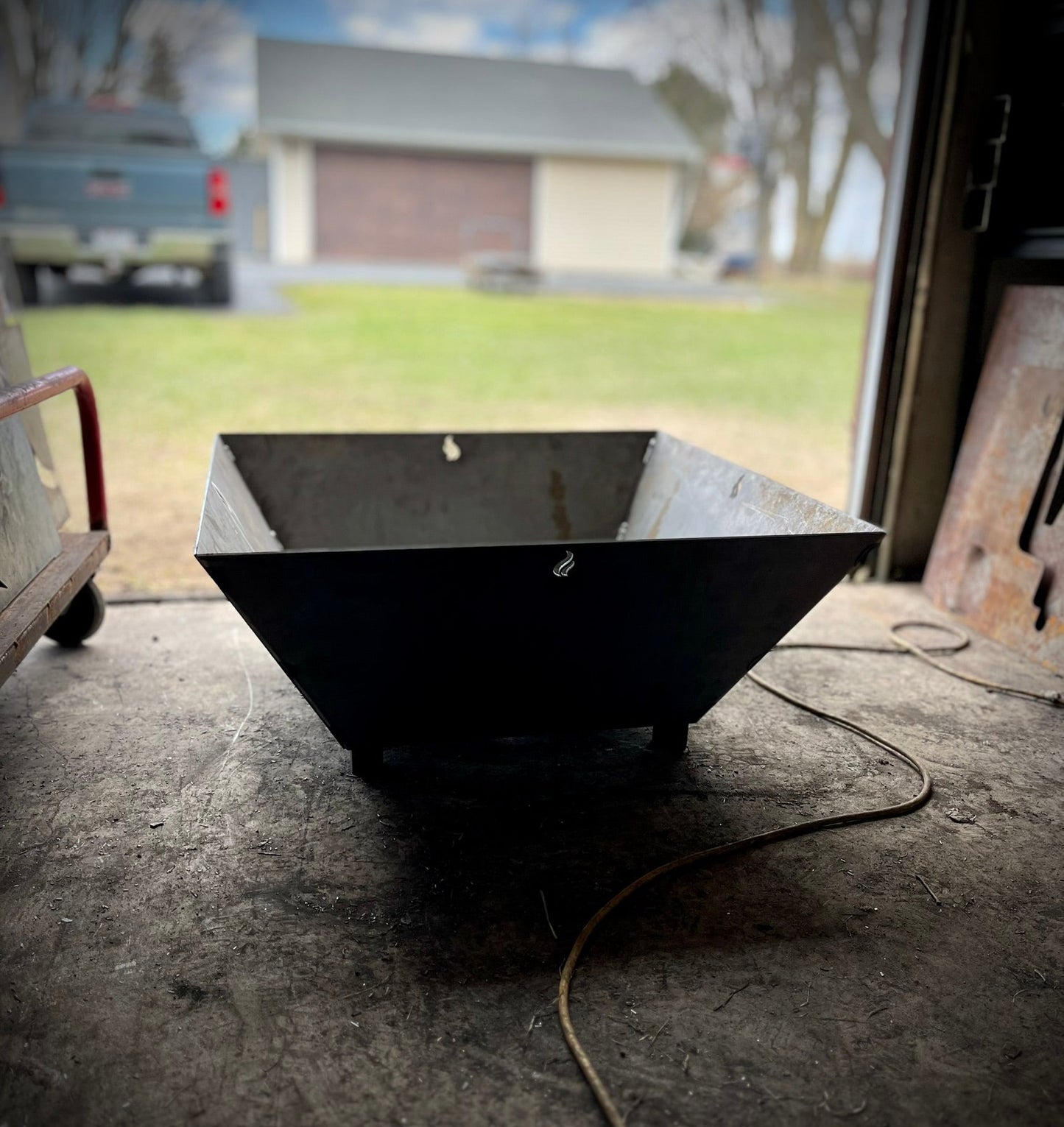 Weld - It - Yourself - "The Fortress" Industrial Steel Outdoor Fire Pit Kit - Multiple Sizes - diy firepit - fire pit - Northern Forge, LLC