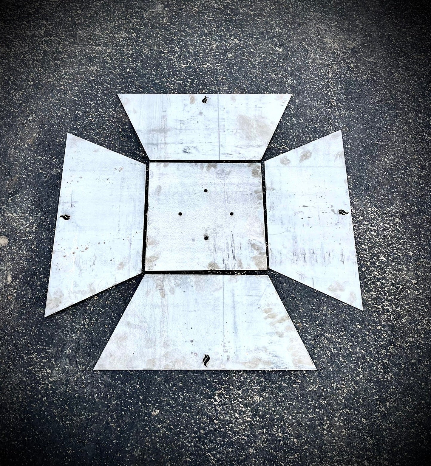 Weld - It - Yourself - "The Fortress" Industrial Steel Outdoor Fire Pit Kit - Multiple Sizes - diy firepit - fire pit - Northern Forge, LLC