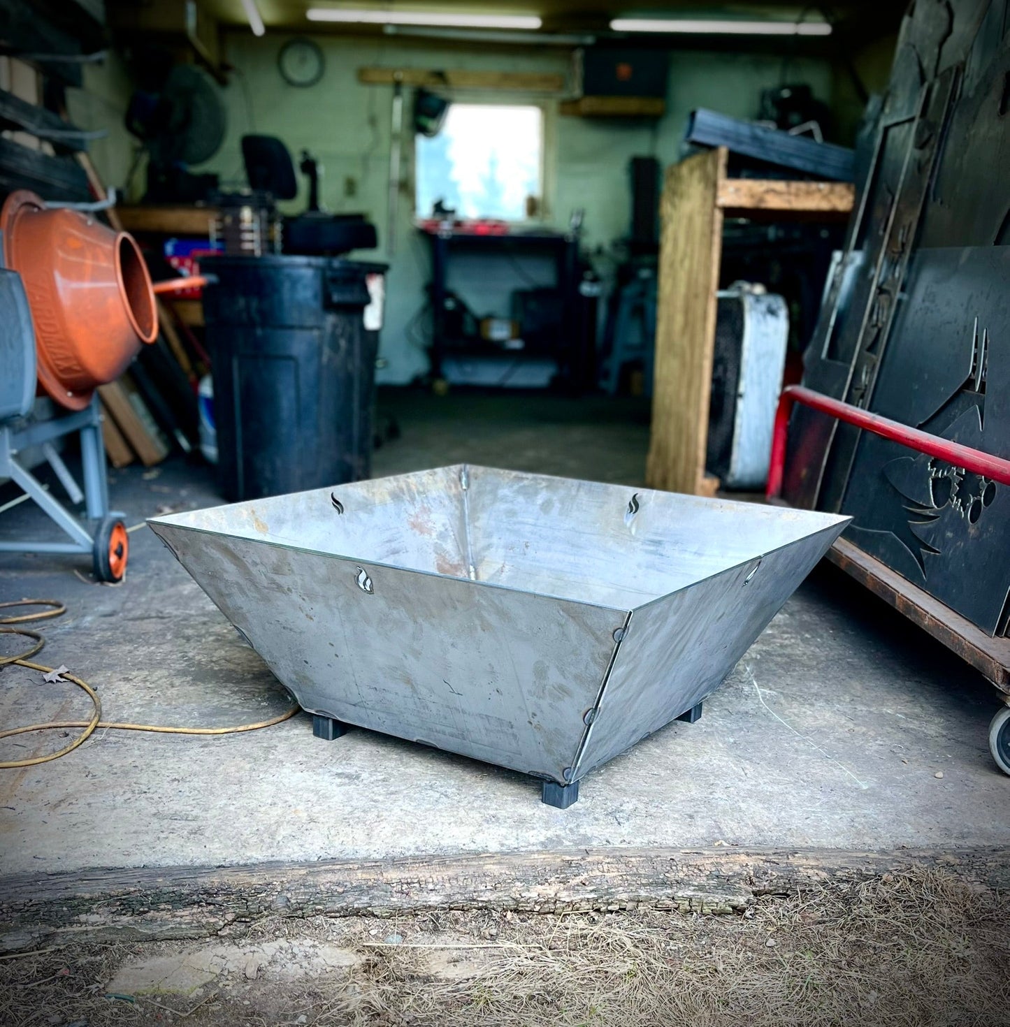Weld - It - Yourself - "The Fortress" Industrial Steel Outdoor Fire Pit Kit - Multiple Sizes - diy firepit - fire pit - Northern Forge, LLC