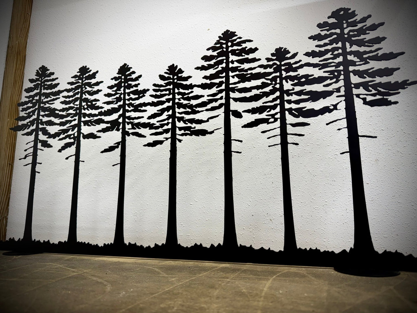 White Pine Canopy Shelf Silhouette - Standing - christmas - home - Northern Forge, LLC