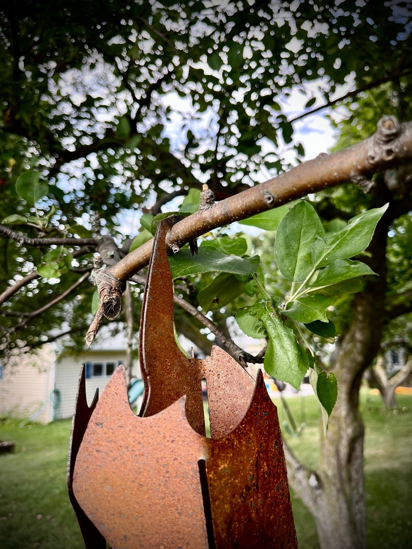 Hanging Bat | 2 Finishes | 12 in. - halloween bat - halloween decor - Northern Forge, LLC