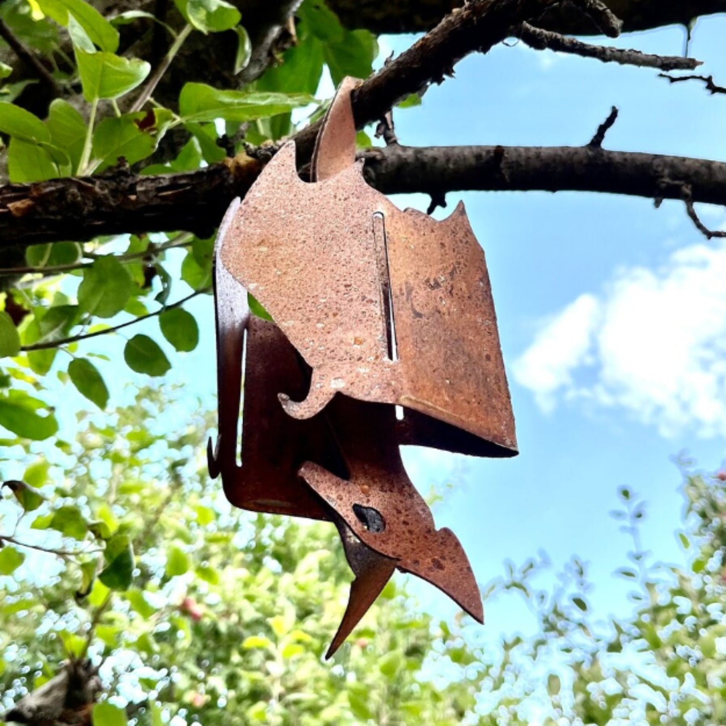 Hanging Bat | 2 Finishes | 12 in. - halloween bat - halloween decor - Northern Forge, LLC