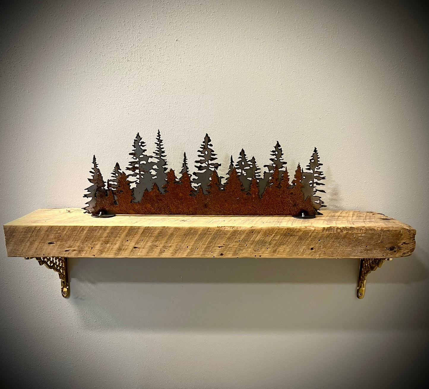 Layered Steel Pine Forest - home - home decor - Northern Forge, LLC