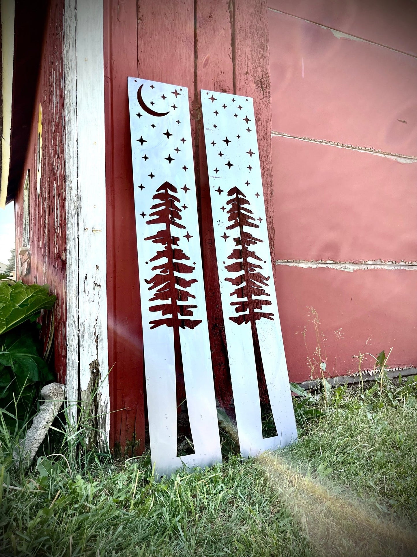 Starry Night Pine Tree Panels - home - home decor - Northern Forge, LLC