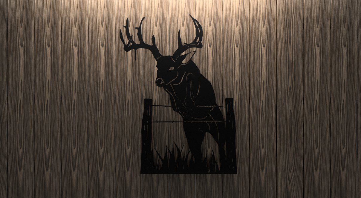 Steel Buck Jumping Fence - big game - buck jumping fence - Northern Forge, LLC