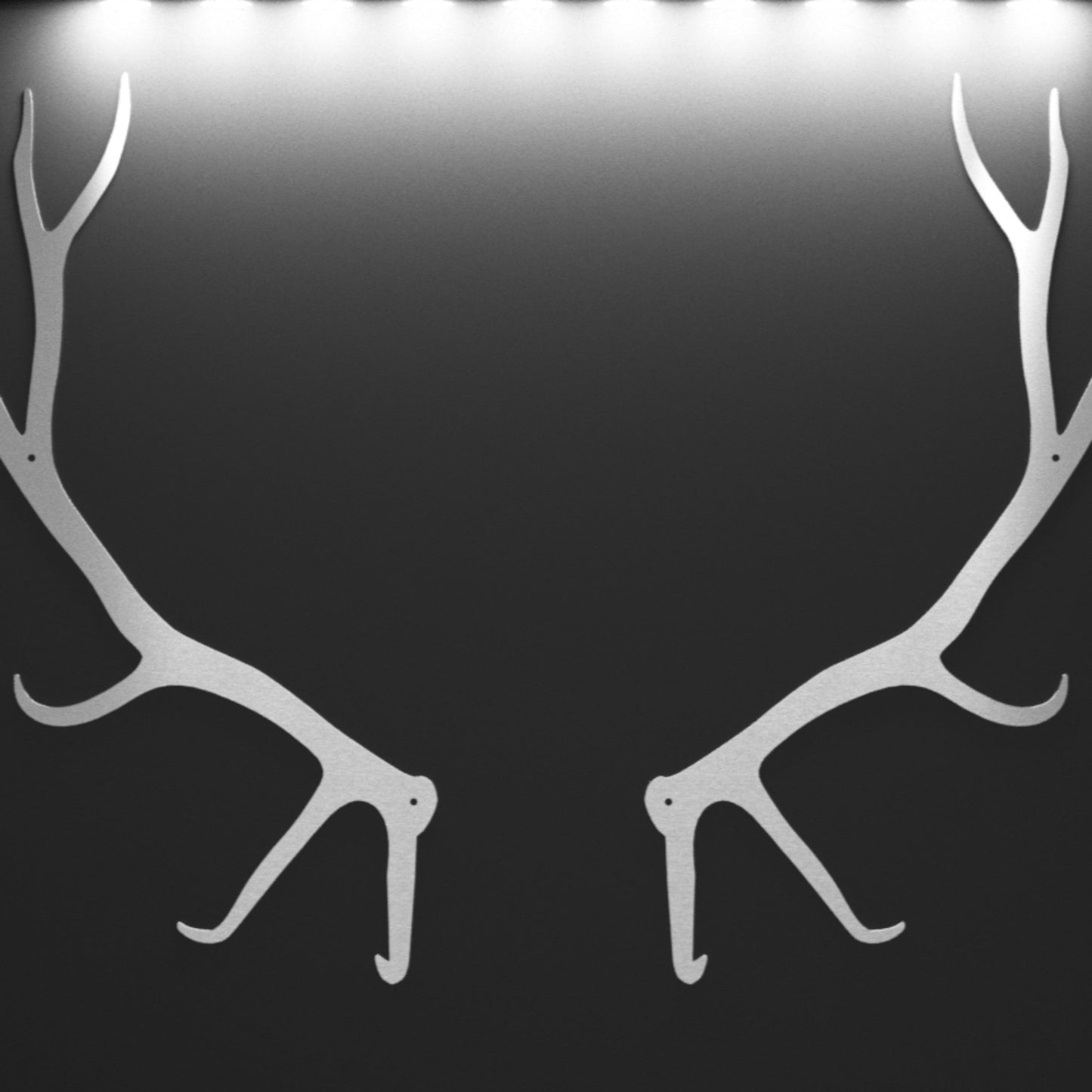 Steel Elk Antlers Wall Art - big game - hunt - Northern Forge, LLC