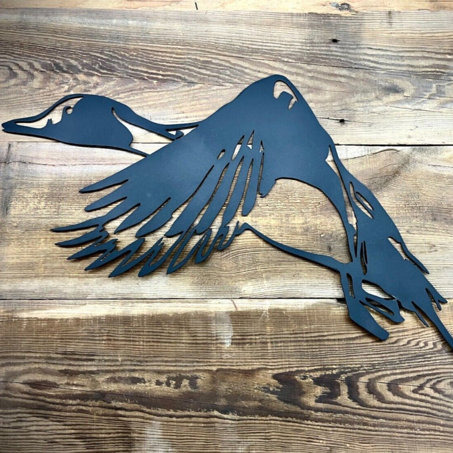 Steel Flying Pintail Duck Wall Art - duck decals - hunt - Northern Forge, LLC