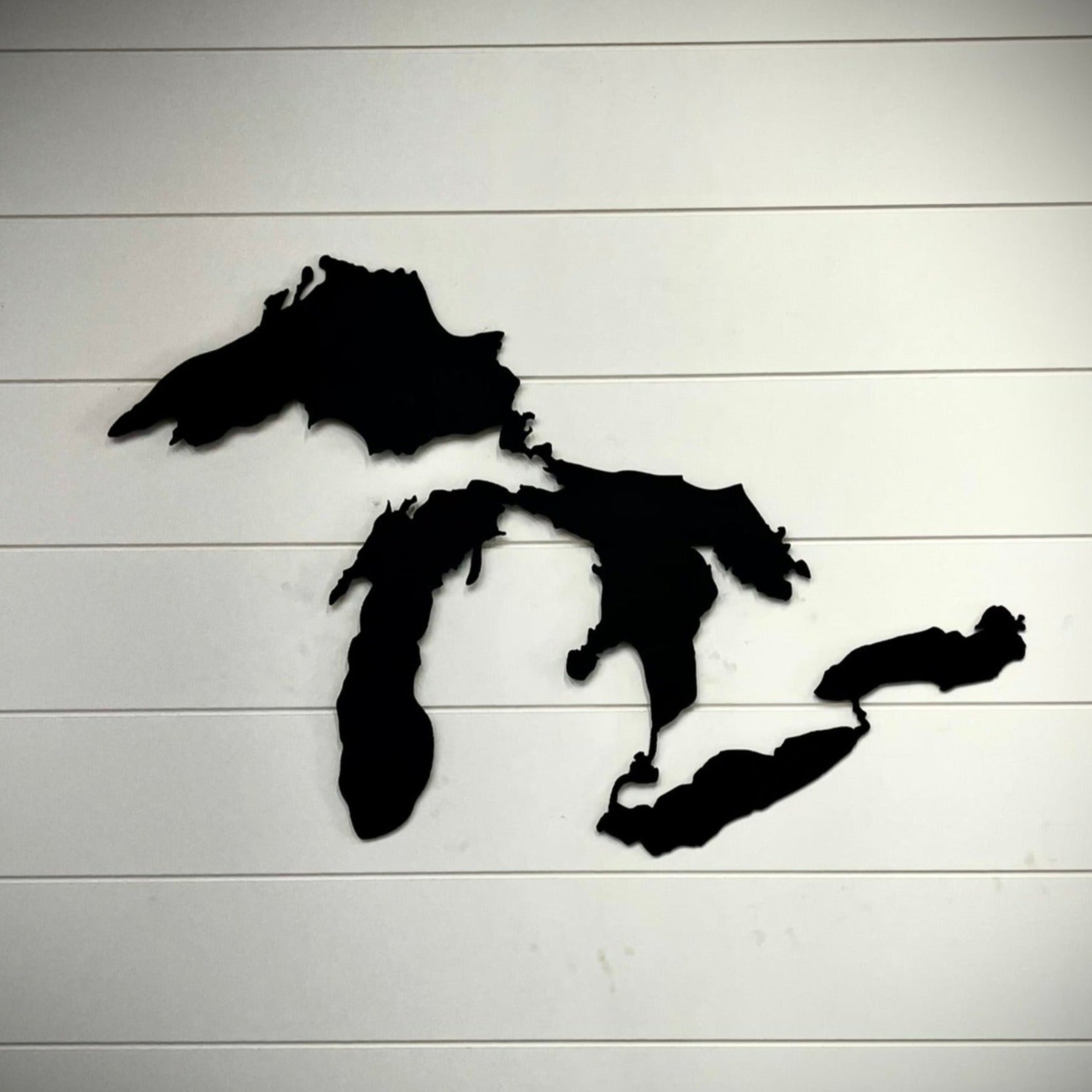 Steel Great Lakes Wall Art - fish - fishing - Northern Forge, LLC