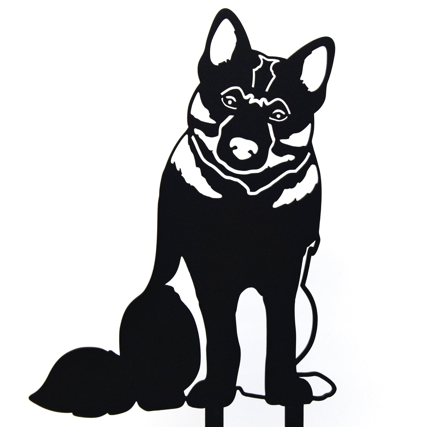 Norwegian Elkhound Metal Art – Handcrafted Dog Décor