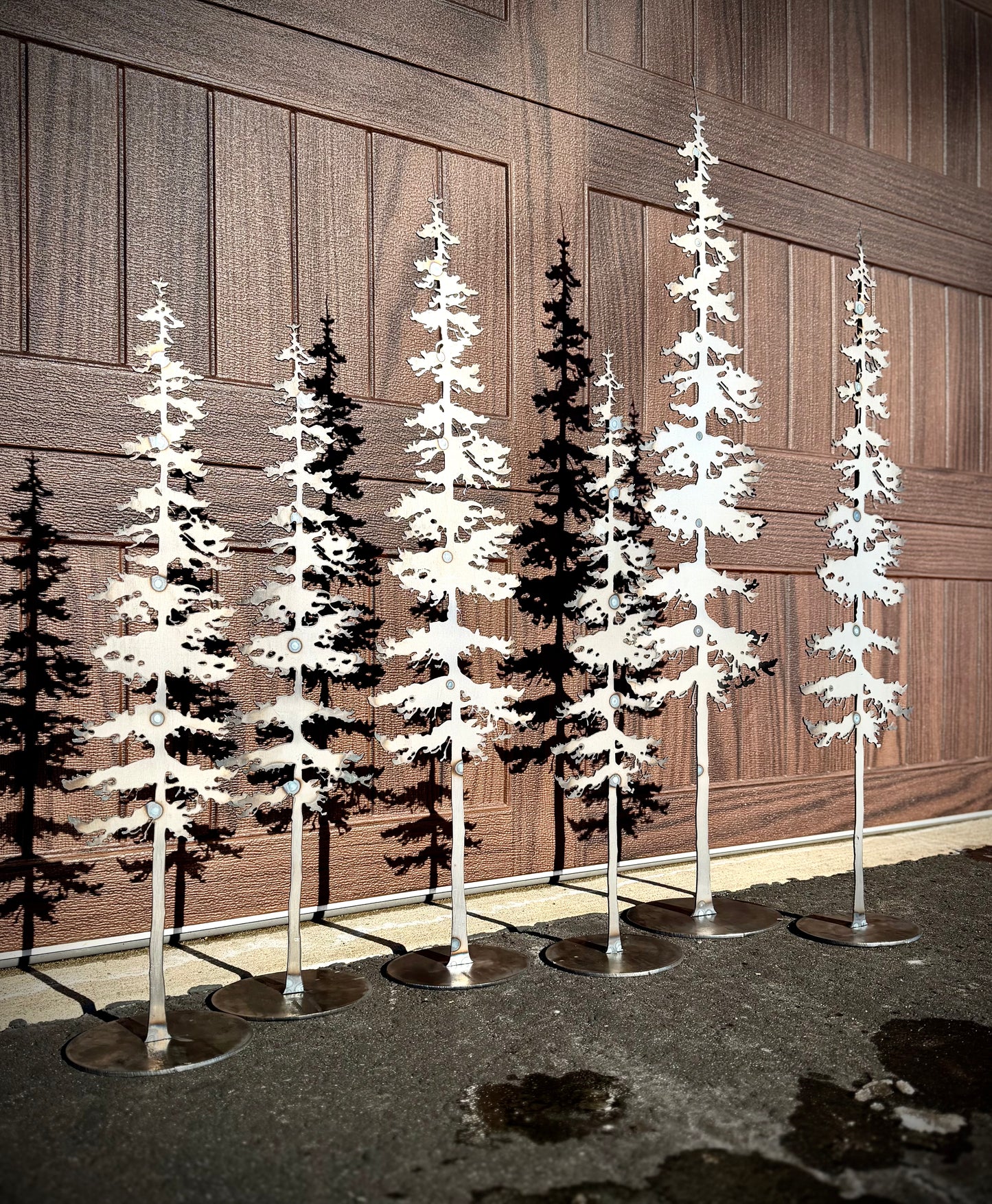 XL Steel Fir Tree - Free-standing
