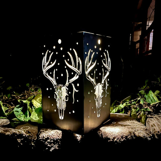 Whitetail Moonlight Solar Lantern | 12 in. | Steel | Hangable