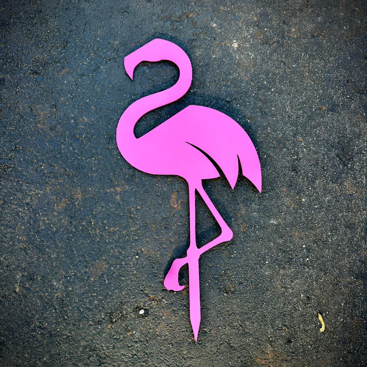 Steel Flamingo Lawn Ornament