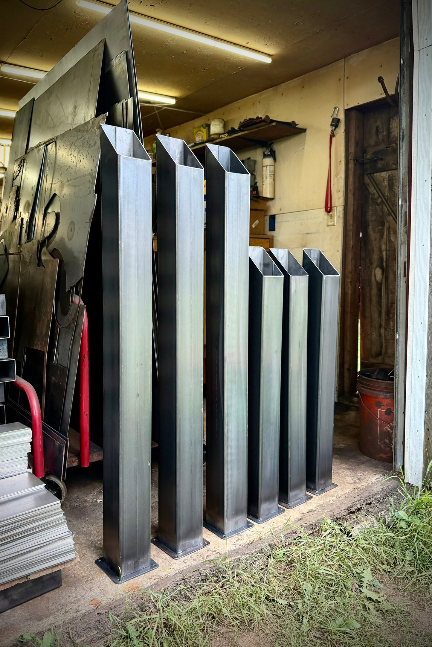 The Ember Forge Torch - Steel Patio Torches - Multiple Sizes
