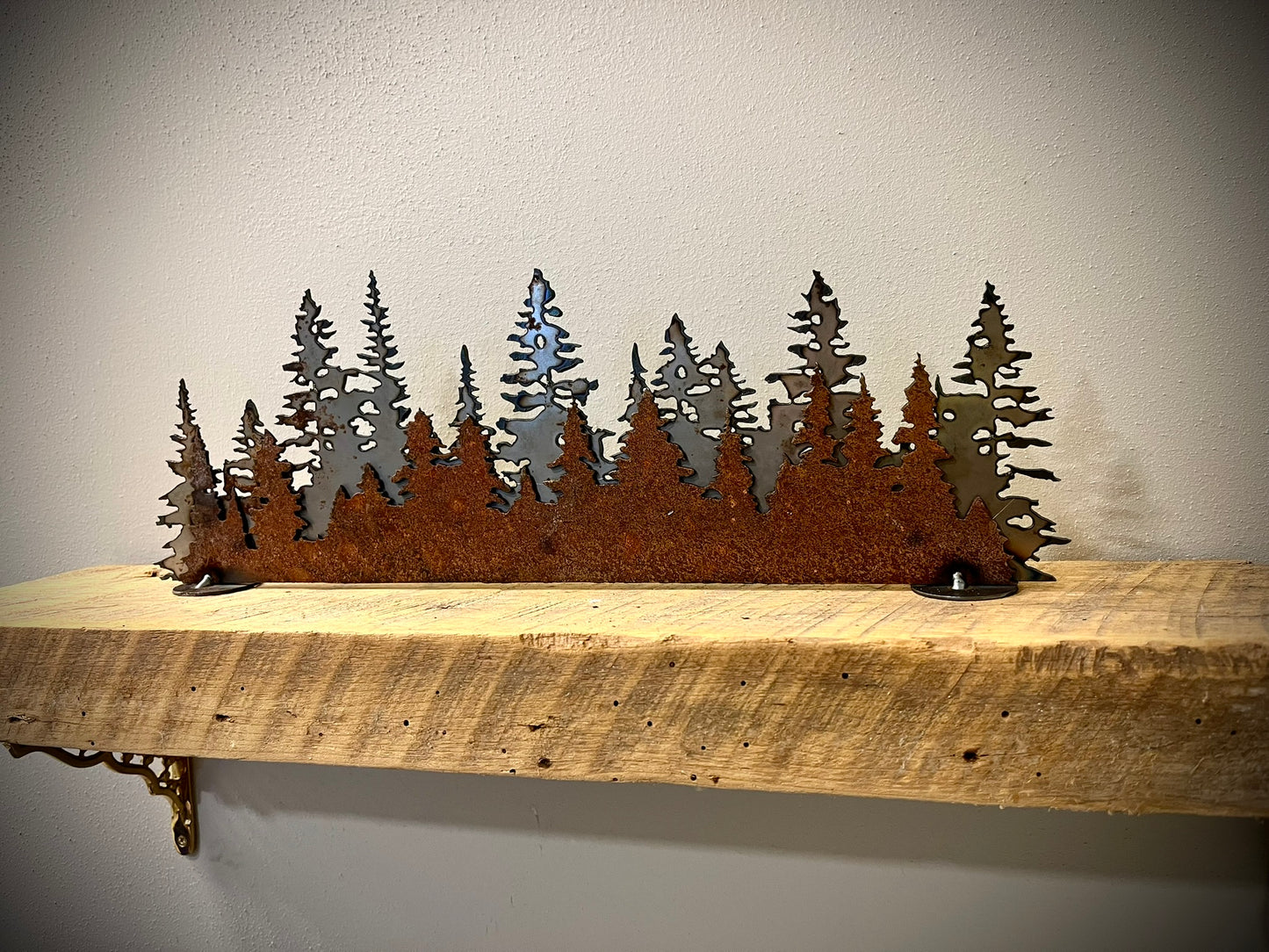 Layered Steel Pine Forest