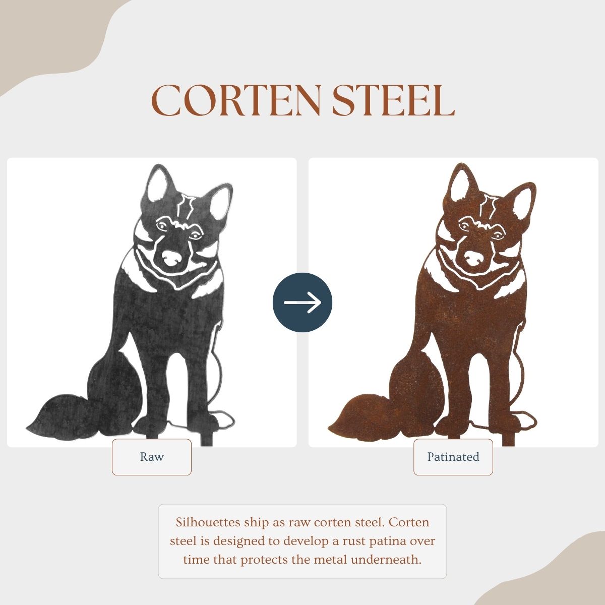 Norwegian Elkhound Metal Art – Handcrafted Dog Décor