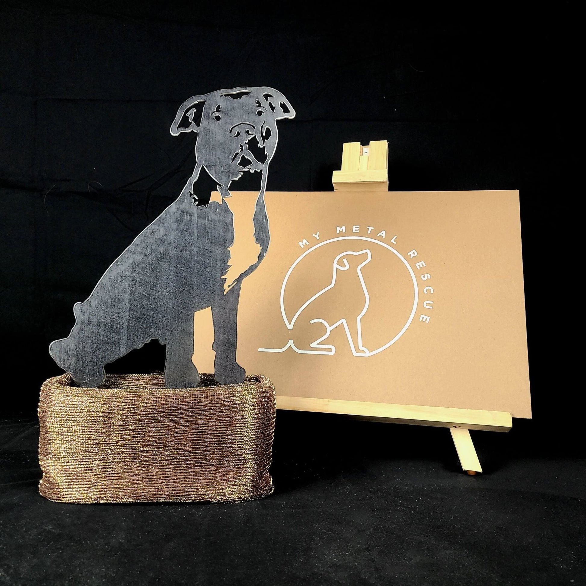 American Pit Bull Terrier - My Metal Rescue - Shopify Collective - Northern Forge, LLC