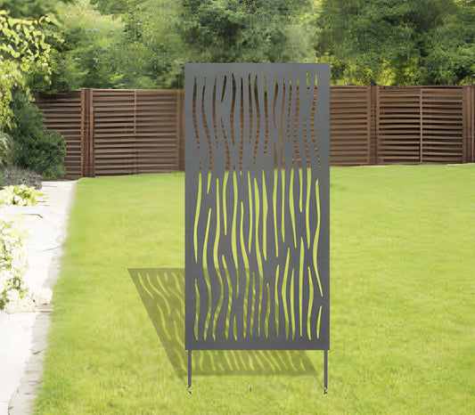 Amisos Metal Trellis/Privacy Screen - Coastal Metal Art & Design - Shopify Collective - Northern Forge, LLC