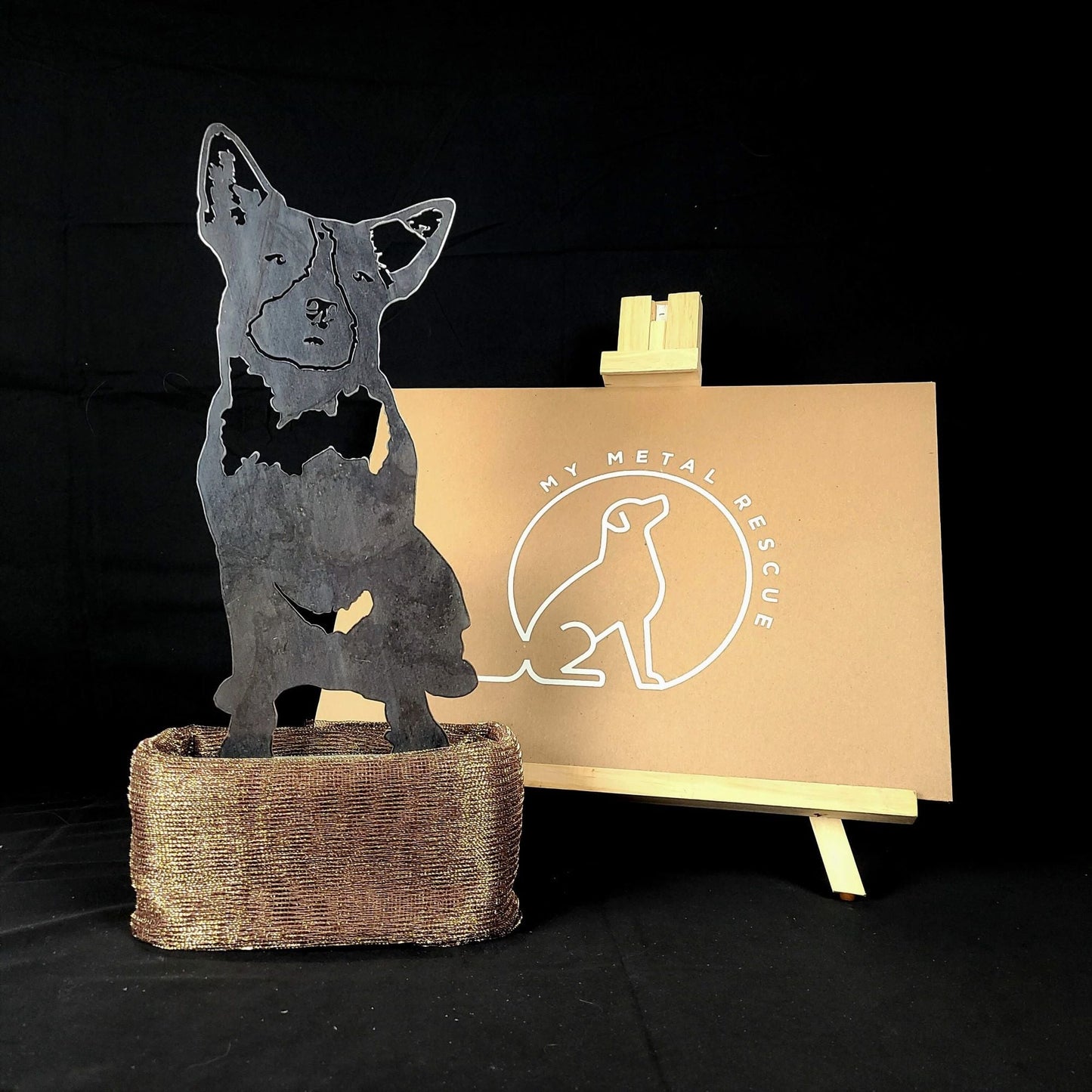 Australian Cattle Dog Metal Art – Handcrafted Dog Décor - My Metal Rescue - Shopify Collective - Northern Forge, LLC