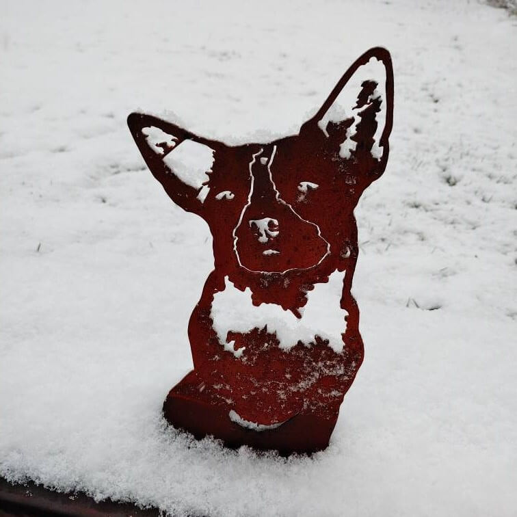 Australian Cattle Dog Metal Art – Handcrafted Dog Décor - My Metal Rescue - Shopify Collective - Northern Forge, LLC