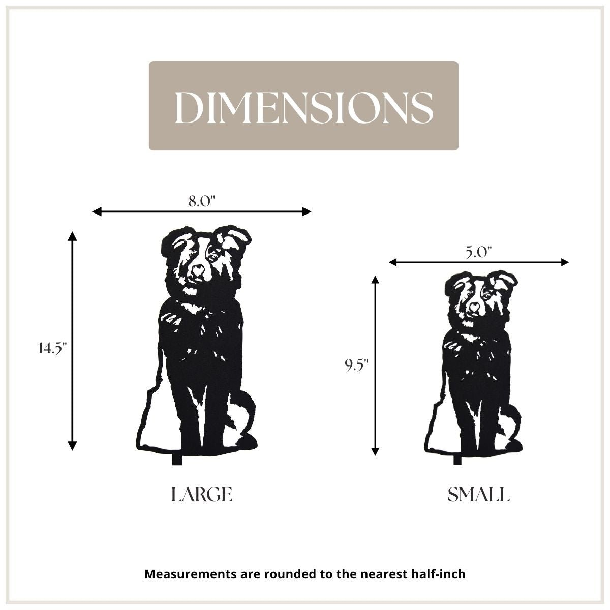 Australian Shepherd Metal Art – Handcrafted Dog Décor - My Metal Rescue - Shopify Collective - Northern Forge, LLC