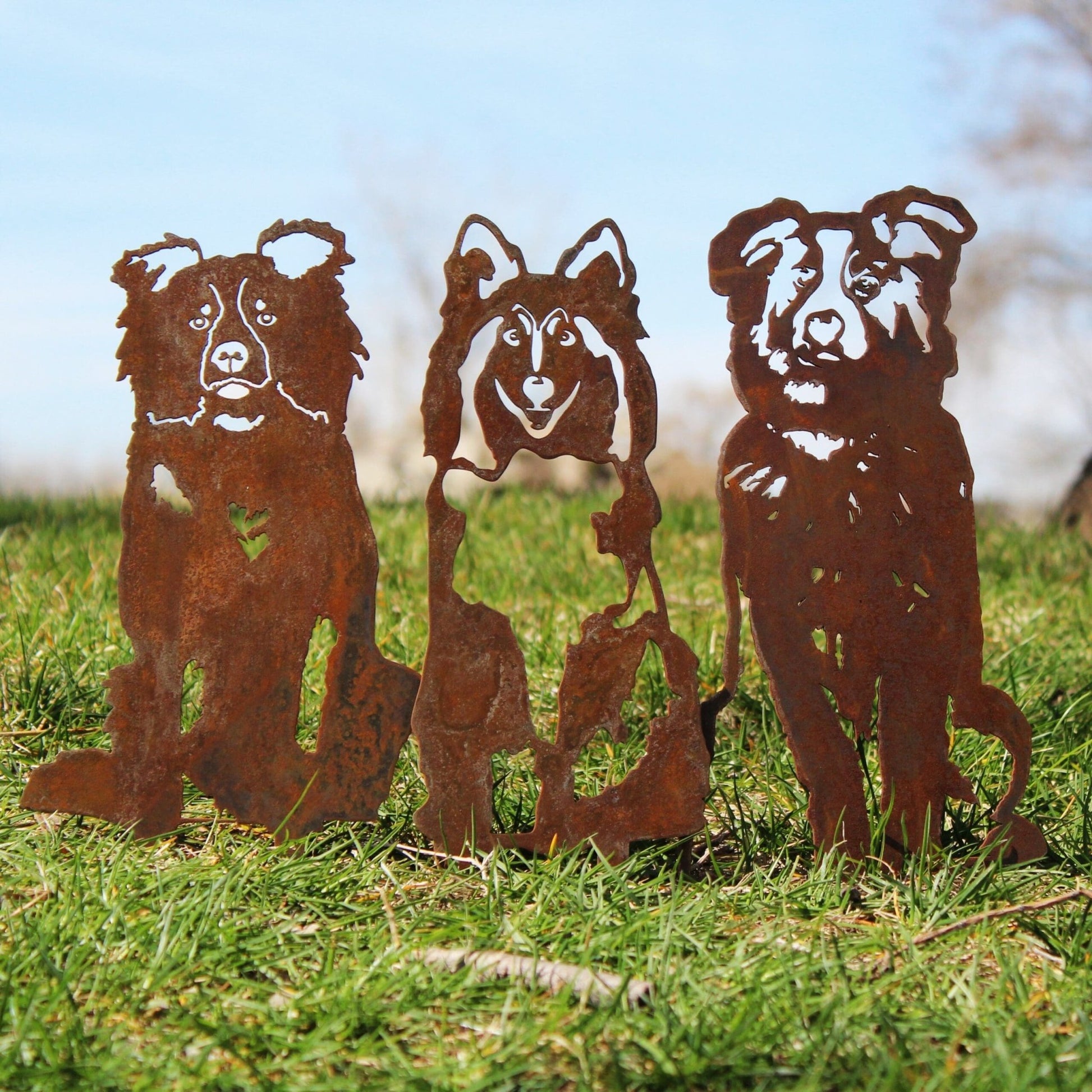 Australian Shepherd Metal Art – Handcrafted Dog Décor - My Metal Rescue - Shopify Collective - Northern Forge, LLC