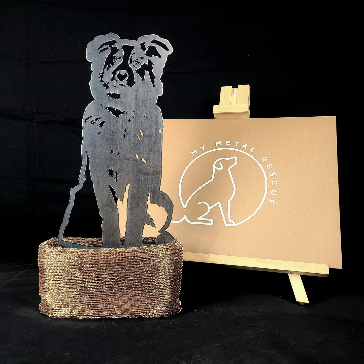 Australian Shepherd Metal Art – Handcrafted Dog Décor - My Metal Rescue - Shopify Collective - Northern Forge, LLC