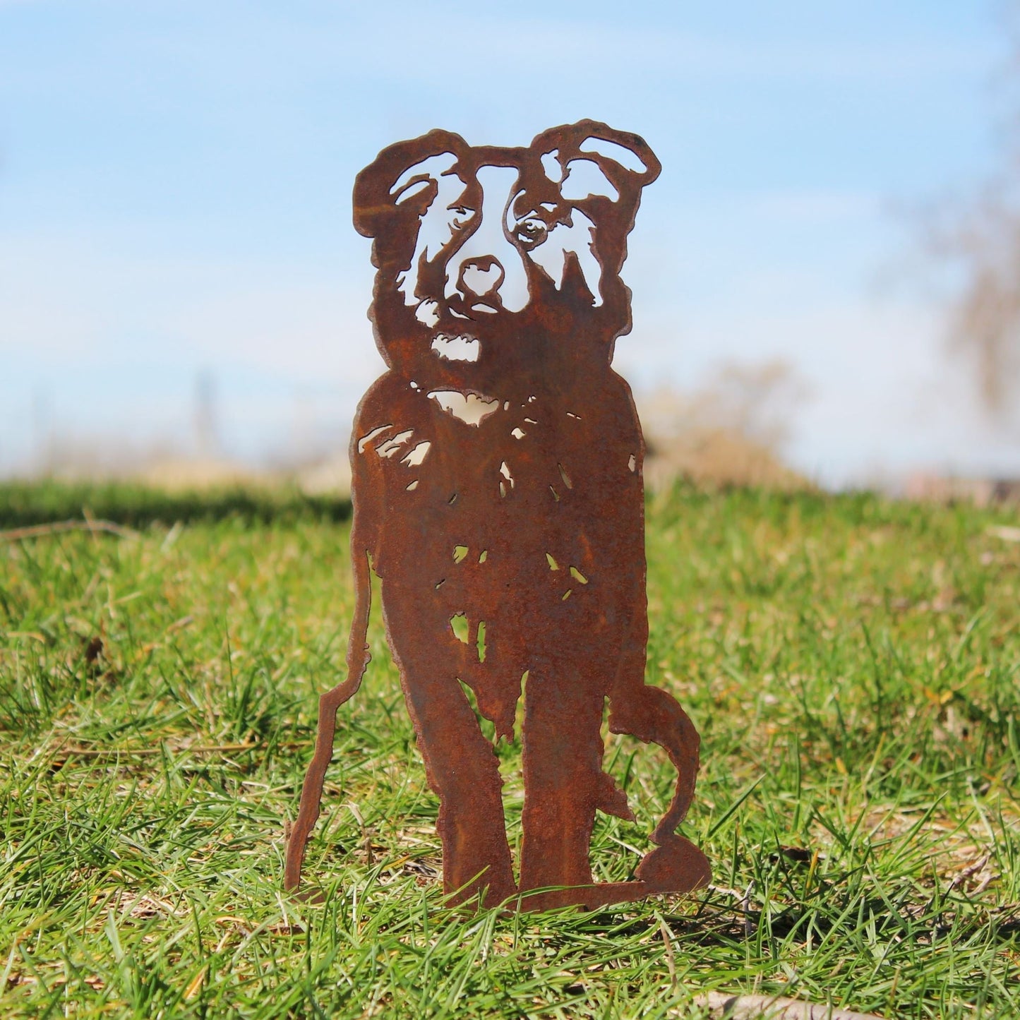 Australian Shepherd Metal Art – Handcrafted Dog Décor - My Metal Rescue - Shopify Collective - Northern Forge, LLC