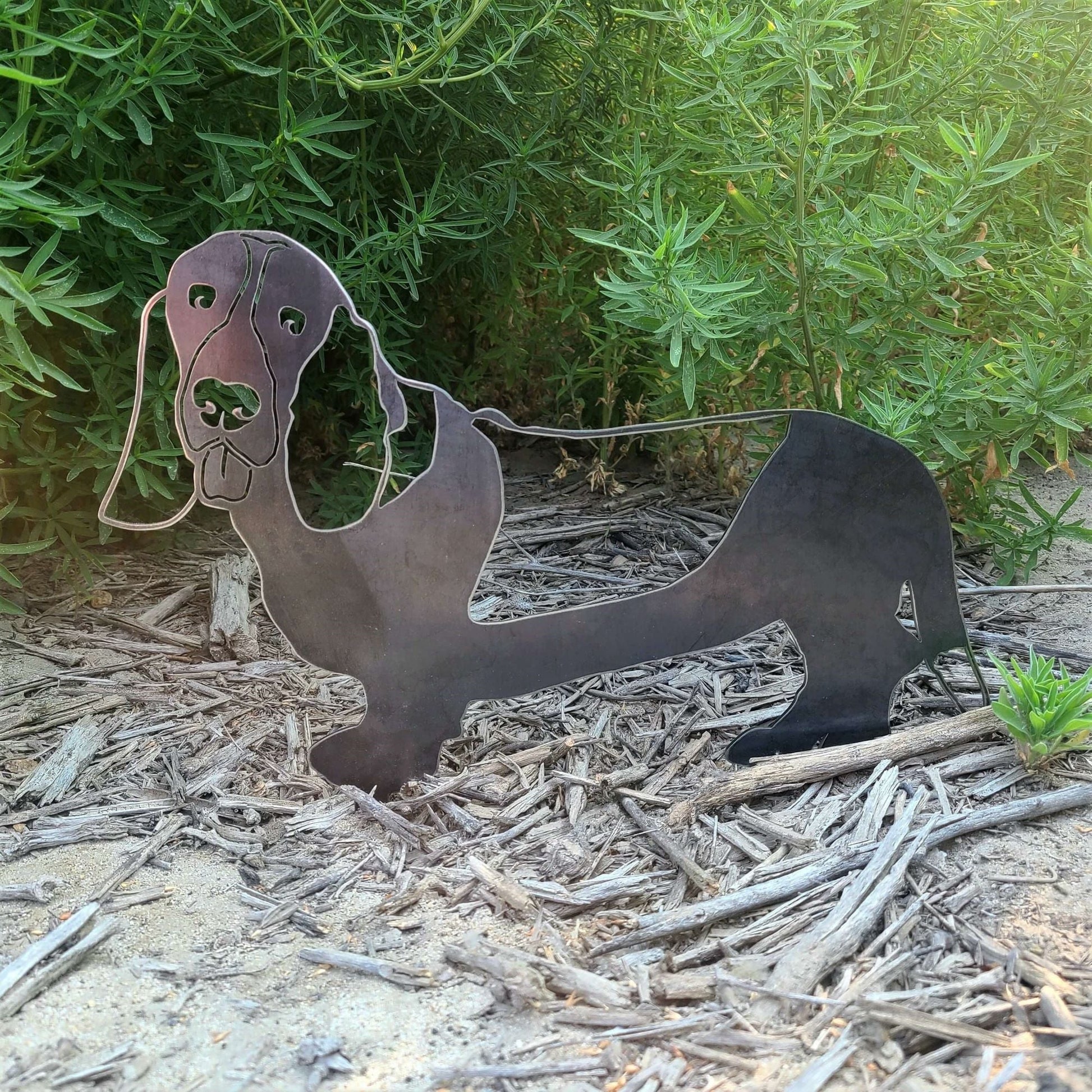 Basset Hound Metal Art – Handcrafted Dog Décor - My Metal Rescue - Shopify Collective - Northern Forge, LLC