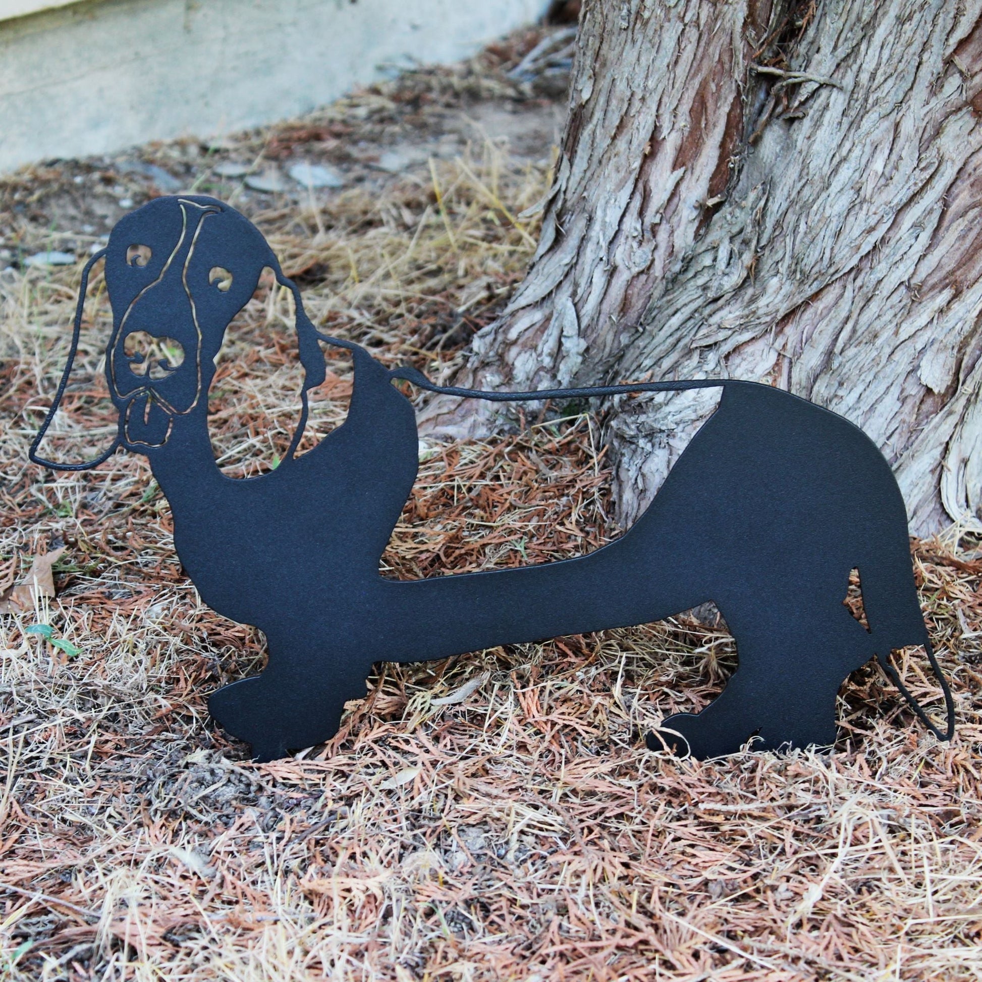 Basset Hound Metal Art – Handcrafted Dog Décor - My Metal Rescue - Shopify Collective - Northern Forge, LLC