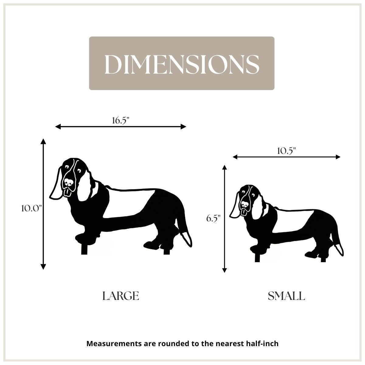 Basset Hound Metal Art – Handcrafted Dog Décor - My Metal Rescue - Shopify Collective - Northern Forge, LLC