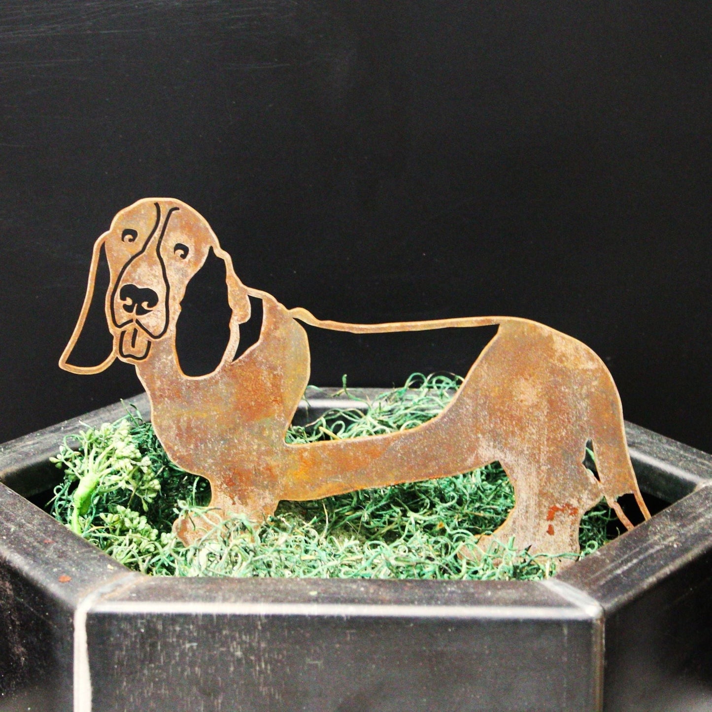 Basset Hound Metal Art – Handcrafted Dog Décor - My Metal Rescue - Shopify Collective - Northern Forge, LLC