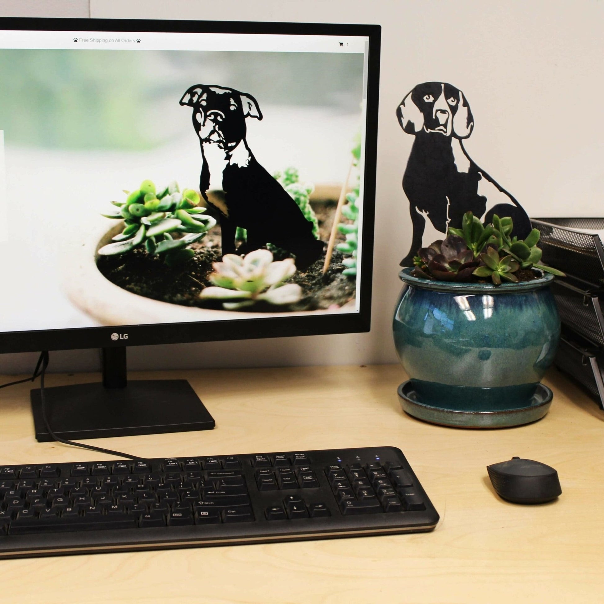 Beagle Metal Art – Handcrafted Dog Décor - My Metal Rescue - Shopify Collective - Northern Forge, LLC