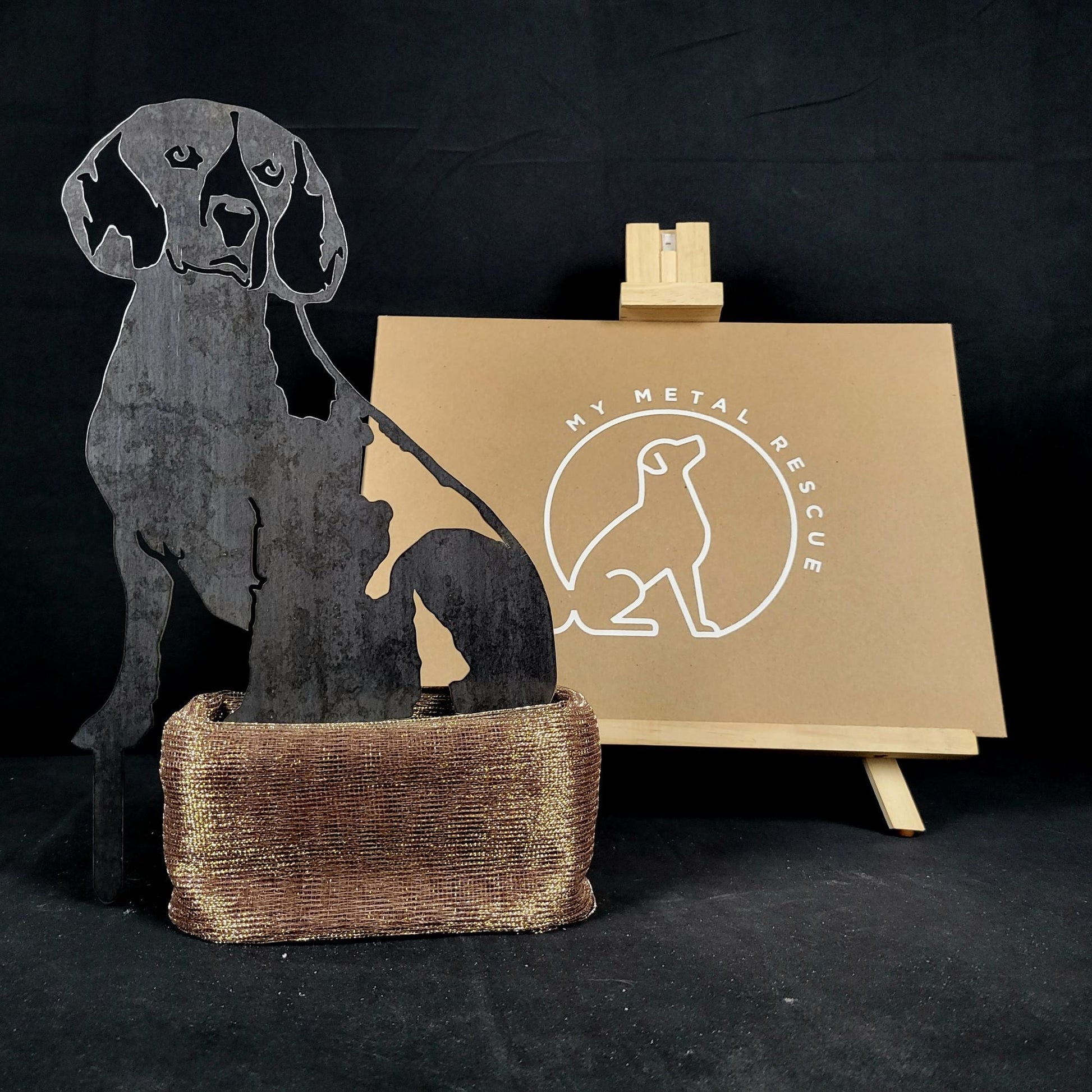 Beagle Metal Art – Handcrafted Dog Décor - My Metal Rescue - Shopify Collective - Northern Forge, LLC