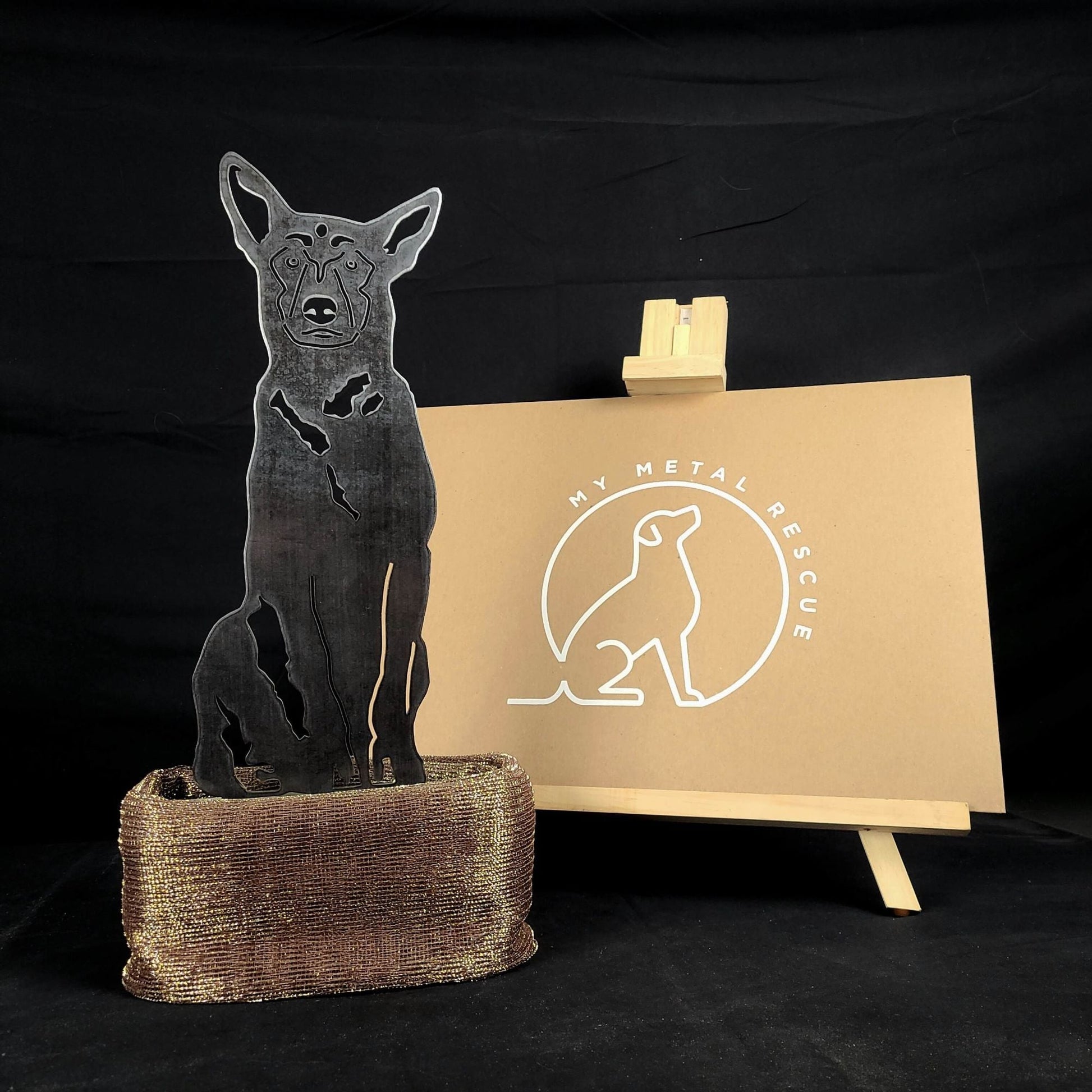 Belgian Malinois Metal Art – Handcrafted Dog Décor - My Metal Rescue - Shopify Collective - Northern Forge, LLC