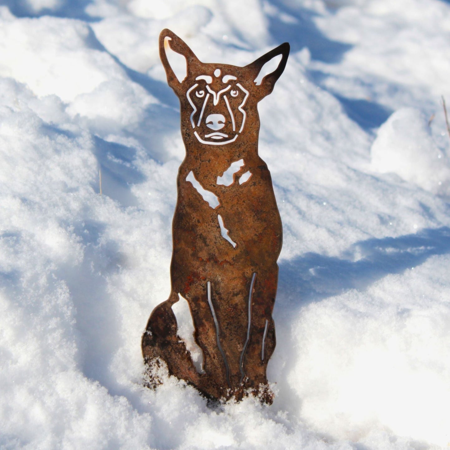 Belgian Malinois Metal Art – Handcrafted Dog Décor - My Metal Rescue - Shopify Collective - Northern Forge, LLC