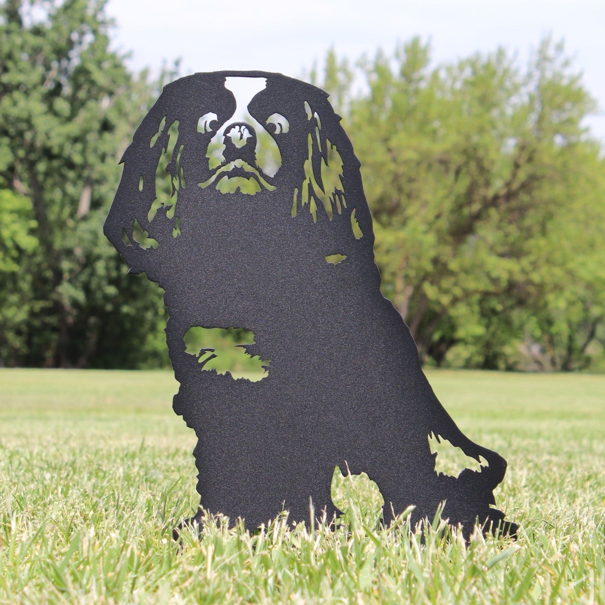 Cavalier King Charles Spaniel Metal Art – Handcrafted Dog Décor - My Metal Rescue - Shopify Collective - Northern Forge, LLC